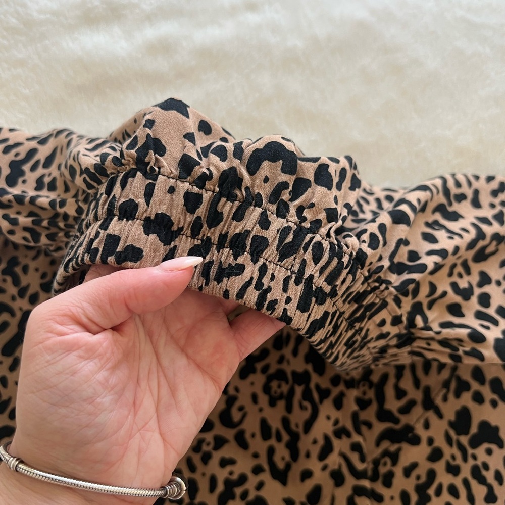 Leopard Print Ruffle Skirt - Picture 6 of 6